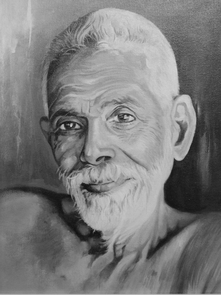 Bhagavan Ramana Paintings by Kumar Artist – BHAGAVAN SRI RAMANA MAHARISHI